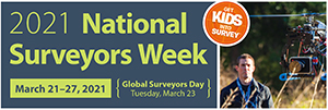 National Surveyors Week 2021 banner.