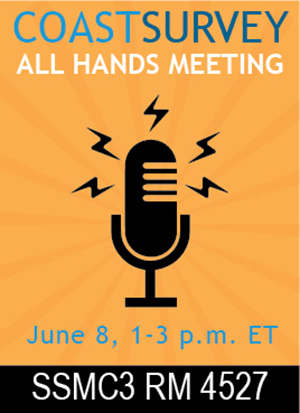 All Hands meeting announcement poster