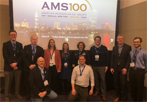 Group photo of the speakers who presented at AMS.