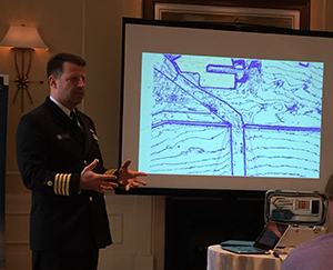 Captain Rick Brennan presents NOAA precision navigation project