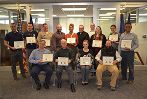 Certificate recipients.