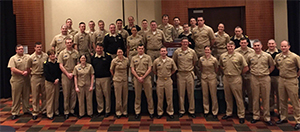 NOAA Corps officers at FPW