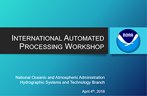Coast Survey led an online workshop on automated hydrographic processing.