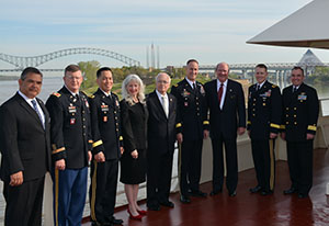 RDML Smith and Mississippi River Commission Leaders