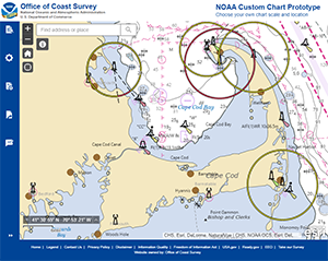 Image of NOAA Custom Chart prototype application