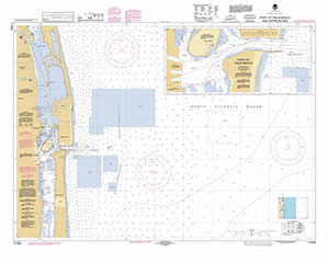 Port of Palm Beach nautical chart