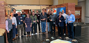 Workshop attendees at Geoscience Australia.