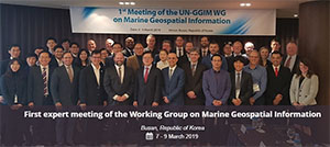 Members of the United Nations Global Geospatial Information Management's Working Group on Marine Geospatial Information