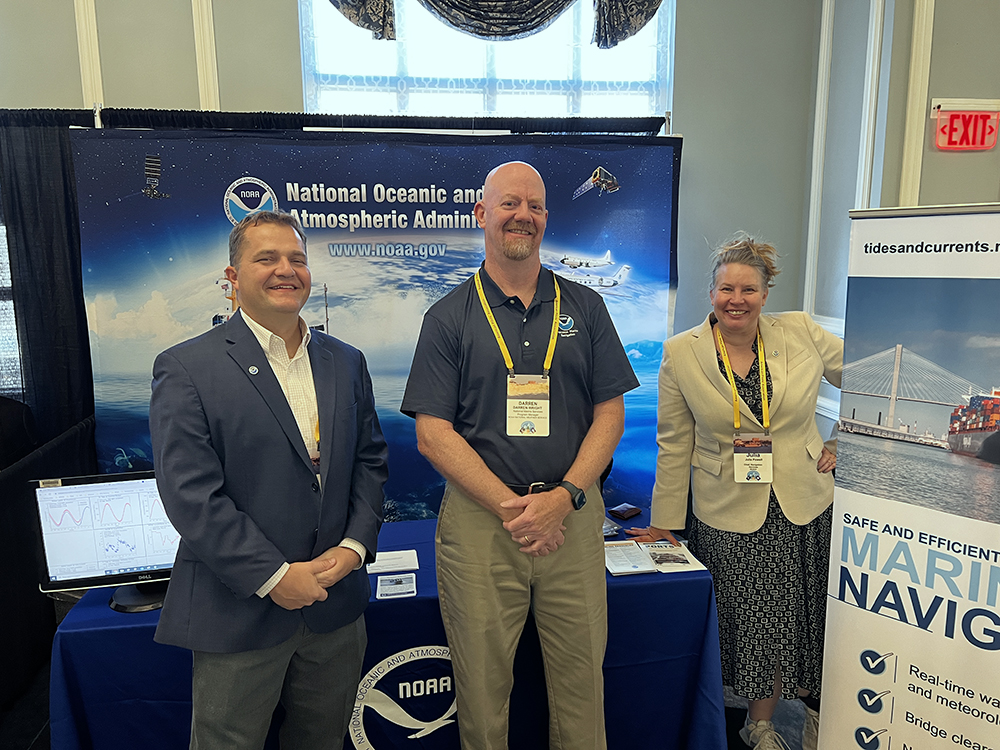 From left to right; Kyle Ward, Darren Wright, and Julia Powell at the American Pilots Association biennial convention in Charleston, South Carolina 2022.