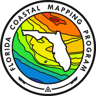 A decorative graphic of the Florida Coastal Mapping Program logo