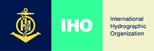 The logo of the International Hydrographic Organization