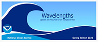Image showing the website header for the Wavelengths newsletter