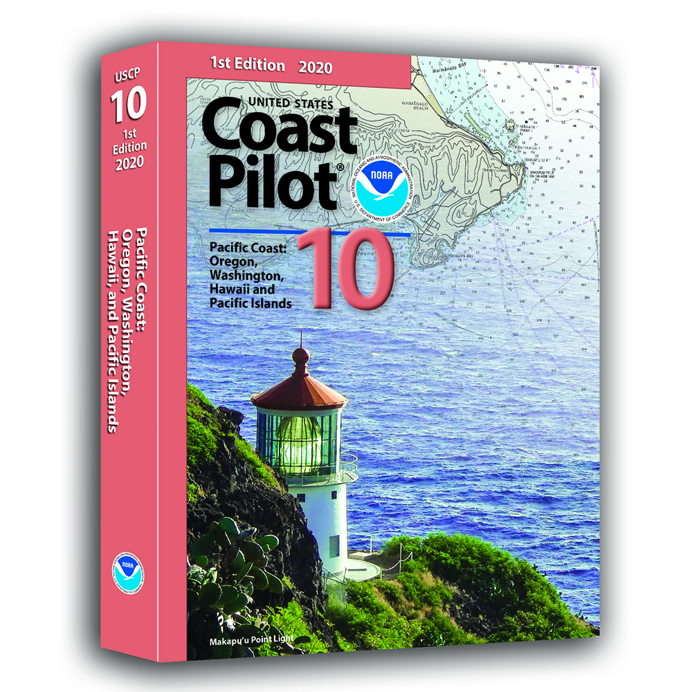 An image showing the cover and spine of United States Coast Pilot 7.