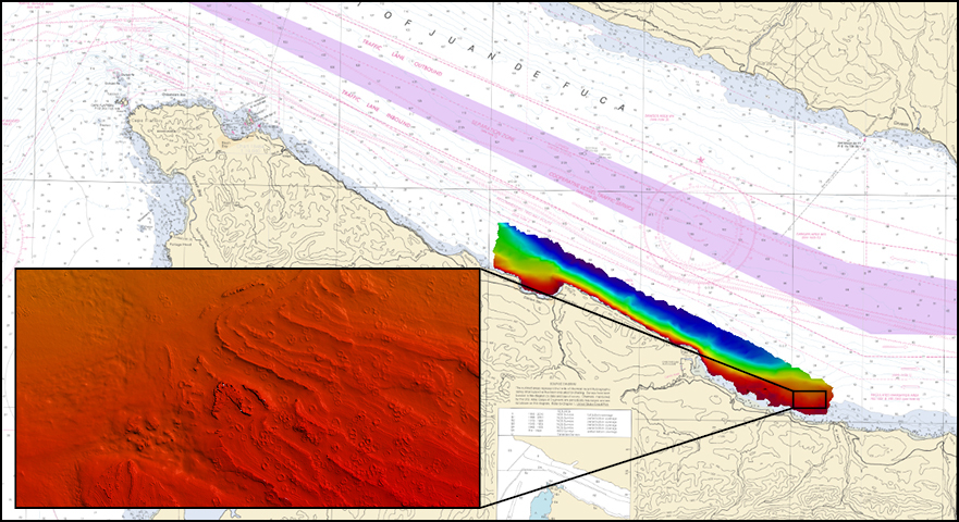 Fish N Map Co. Neah Bay Strait of Juan de Fuca - MAP-7